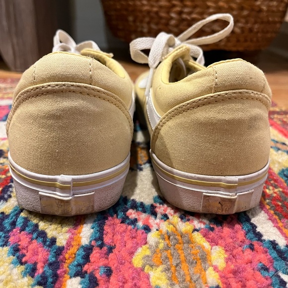 Vans Ward Skate Shoe - W8, light yellow, lightly used. - Picture 3 of 4